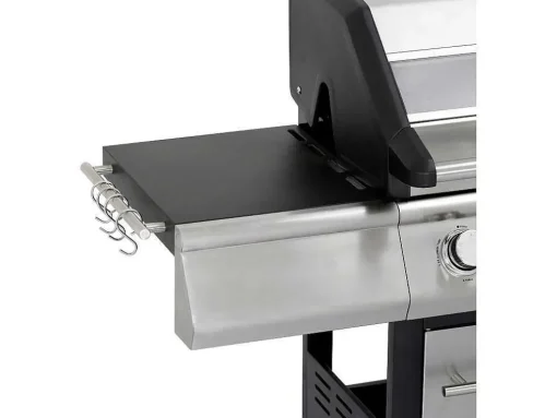 Barbecue Op Gas Met 4 Branders, 1 Rechaud Aan De Zijkant En 1 Grill 148 X 56 X 121 Cm - Roasty