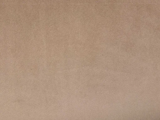 Barkruk Van Velours En Zwart Metaal - Verstelbare Hoogte - Beige - Eleana