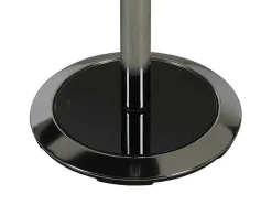 Barmeubel Aliseto - Mdf En Verchoomd Metaal - Zwart