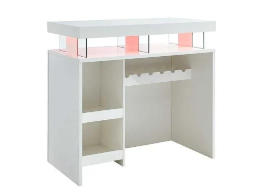 Barmeubel Fabio - Mdf Witgelakt - Met Ledverlichting