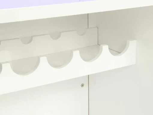 Barmeubel Fabio - Mdf Witgelakt - Met Ledverlichting