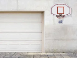 Basketbalnet Voor Aan De Muur, Wit - B111 X H77 Cm - Bemidji