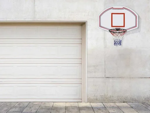 Basketbalnet Voor Aan De Muur, Wit - B111 X H77 Cm - Bemidji
