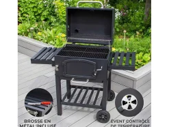 Bbq Grill Rookoven - Xl - Zwart