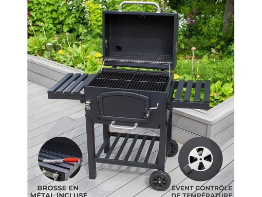 Bbq Grill Rookoven - Xl - Zwart