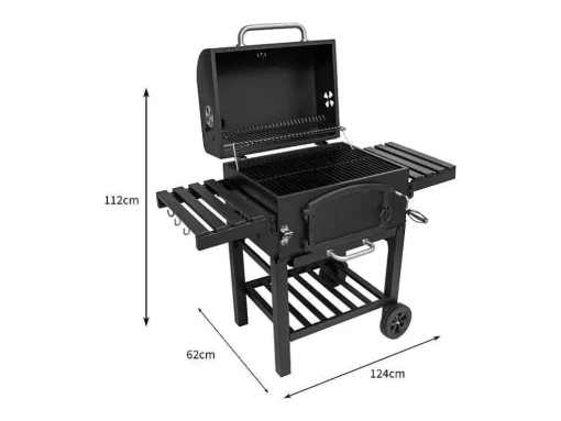 Bbq Grill Rookoven - Xl - Zwart