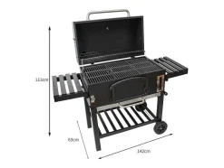Bbq Grill Rookoven - Xxl - Zwart