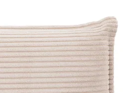 Bed Hoofdeinde 160 Cm - Corduroy Fluweel - Beige - Ambrilia