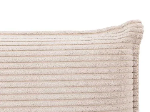 Bed Hoofdeinde 160 Cm - Corduroy Fluweel - Beige - Ambrilia