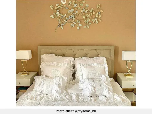 Bed Met Opbergruimte - Stof - Kleur: Champagne - 180 X 200 Cm - Leopold