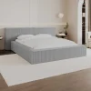 Bed Met Opbergruimte 180 X 200 Cm - Ribfluweel - Lichtgrijs - Timano - Van Pascal Morabito