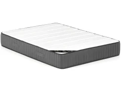 Bed Met Opbergruimte 180 X 200 Cm - Ribfluweel - Lichtgrijs + Matras - Timano