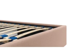 Bed Met Opbergruimte 160 X 200 Cm - Velours - Beige - Stari Van Pascal Morabito - Van Pascal Morabito