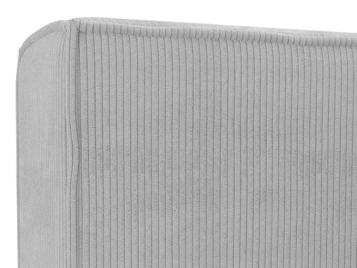Bed Met Opbergruimte 180 X 200 Cm - Ribfluweel - Lichtgrijs - Timano - Van Pascal Morabito
