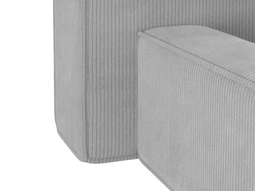 Bed Met Opbergruimte 180 X 200 Cm - Ribfluweel - Lichtgrijs - Timano - Van Pascal Morabito