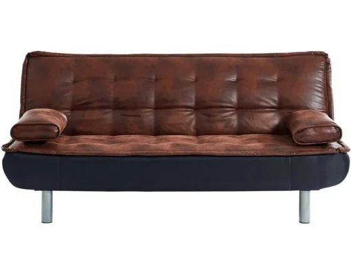 Bedbank Mishan Van Microvezel Met Verouderd Effect En Zwarte Stof