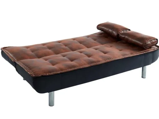 Bedbank Mishan Van Microvezel Met Verouderd Effect En Zwarte Stof