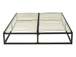 Bedbodem Met Latten Van Metaal 140 X 190 Cm - 2 X 19 Latten - Zwart - Rammus Van Ysmee