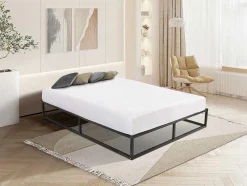 Bedbodem Met Latten Van Metaal 140 X 190 Cm - 2 X 19 Latten - Zwart - Rammus Van Ysmee