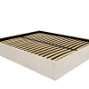 Bedbodem Met Opbergruimte 140 X 190 Cm Van Beige Ribfluweel - Pontos Van Ysmee