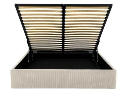 Bedbodem Met Opbergruimte 140 X 190 Cm Van Beige Ribfluweel - Pontos Van Ysmee