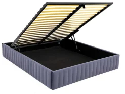 Bedbodem Met Opbergruimte 160 X 200 Cm Van Grijs Velours - Sethi Van Dreamea