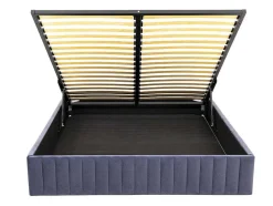 Bedbodem Met Opbergruimte 160 X 200 Cm Van Grijs Velours - Sethi Van Dreamea