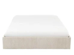 Bedbodem Met Opbergruimte 140 X 190 Cm Van Beige Ribfluweel - Pontos Van Ysmee