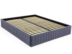 Bedbodem Met Opbergruimte 160 X 200 Cm Van Grijs Velours - Sethi Van Dreamea
