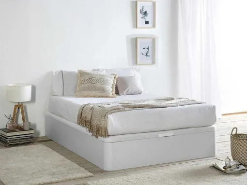 Bedbodem Met Opbergruimte Hestia Van Ysmee - Mat Wit - 140 X 190 Cm