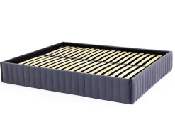 Bedbodem Met Opbergruimte 160 X 200 Cm Van Grijs Velours - Sethi Van Dreamea