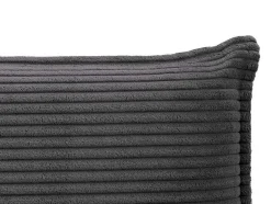 Bedhoofdeinde 160 Cm - Corduroy Fluweel - Antraciet Grijs - Ambrilia