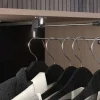 Bedkast Met Opbergruimte - Met Ledverlichting - L265 Cm - Kleur: Naturel En Zwart - Velona
