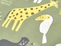 Bedlinnen Voor Kinderen Met Dieren Van De Savanne In Katoen Met 57 Draden/Cm - Dekbedovertrek 140 X 200 Cm + 1 Kussensloop - Veelkleurig - Zolika