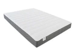 Bedset 140 X 190 Cm - Bedbodem Met Lichte Houtlook En Opbergruimte + Matras In Schuim Met Hoge Dichtheid - Heaven Van Dreamea Play