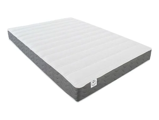 Bedset 140 X 190 Cm - Bedbodem Met Lichte Houtlook En Opbergruimte + Matras In Schuim Met Hoge Dichtheid - Heaven Van Dreamea Play