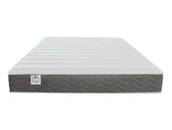 Bedset 140 X 190 Cm - Bedbodem Met Lichte Houtlook En Opbergruimte + Matras In Schuim Met Hoge Dichtheid - Heaven Van Dreamea Play