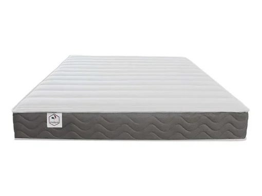 Bedset 140 X 190 Cm - Bedbodem Met Lichte Houtlook En Opbergruimte + Matras In Schuim Met Hoge Dichtheid - Heaven Van Dreamea Play