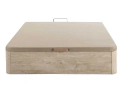 Bedset 140 X 190 Cm - Bedbodem Met Lichte Houtlook En Opbergruimte + Matras In Schuim Met Hoge Dichtheid - Heaven Van Dreamea Play