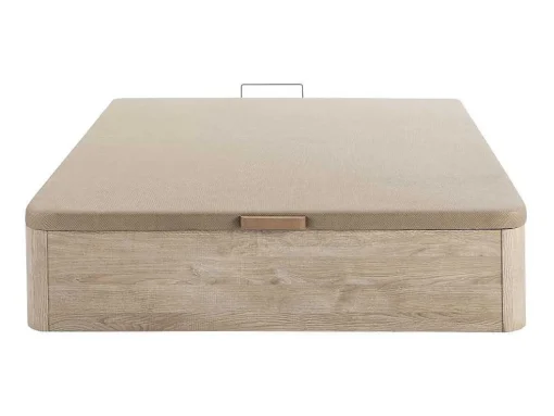 Bedset 140 X 190 Cm - Bedbodem Met Lichte Houtlook En Opbergruimte + Matras In Schuim Met Hoge Dichtheid - Heaven Van Dreamea Play
