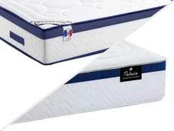 Bedset 180 X 200 Cm - Witte Bedbodem Met Opbergruimte + Matras Met Pocketveren - Marquis Van Dreamea Play