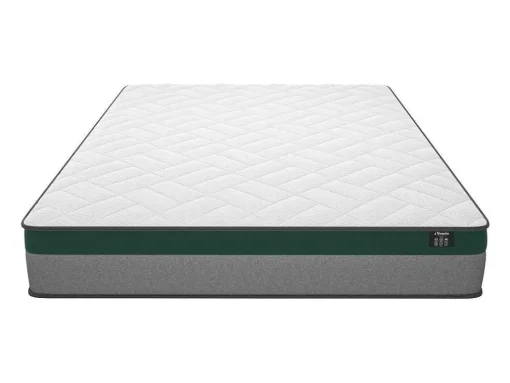 Bedset 140 X 190 Cm - Witte Bedbodem Met Opbergruimte + Matras Met Pocketveren - Prestige Van Ysmee Play