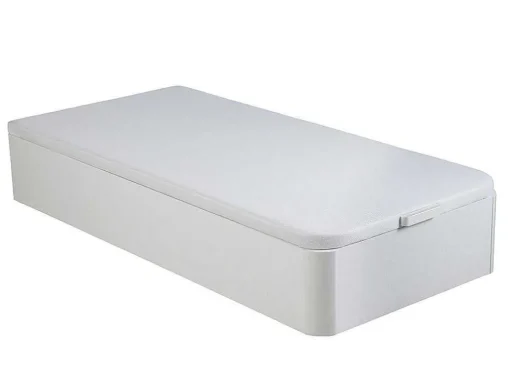 Bedset 90 X 190 Cm - Witte Bedbodem Met Opbergruimte + Matras Met Pocketveren - Prestige Van Ysmee Play