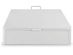 Bedset 140 X 190 Cm - Witte Bedbodem Met Opbergruimte + Matras In Schuim Met Hoge Dichtheid - Heaven Van Dreamea Play