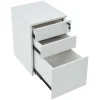 Behuizing Van Een Professioneel Mobiel Bureau - 3 Lades - Met Slot - Wit - Downtown