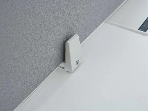 Benchbureau Voor 4 Personen - Wit - L140 Cm - Met Afscheidingen - Downtown