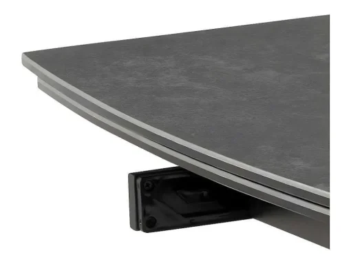 Berry Eetkamertafel 97X160/240Cm Met Extra Plaat Zwart.