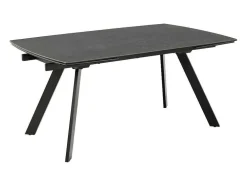 Berry Eetkamertafel 97X160/240Cm Met Extra Plaat Zwart.