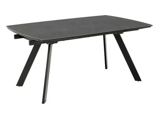 Berry Eetkamertafel 97X160/240Cm Met Extra Plaat Zwart.