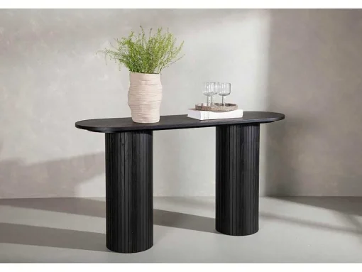 Bianca Sidetable 40X130Cm Zwart.